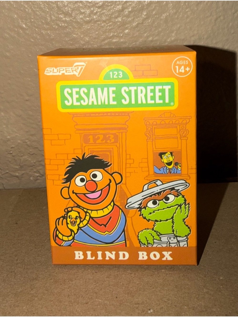 Super7 Sesame Street Blind Box - Orange Collectible ReAction Figure NEW SEALED
